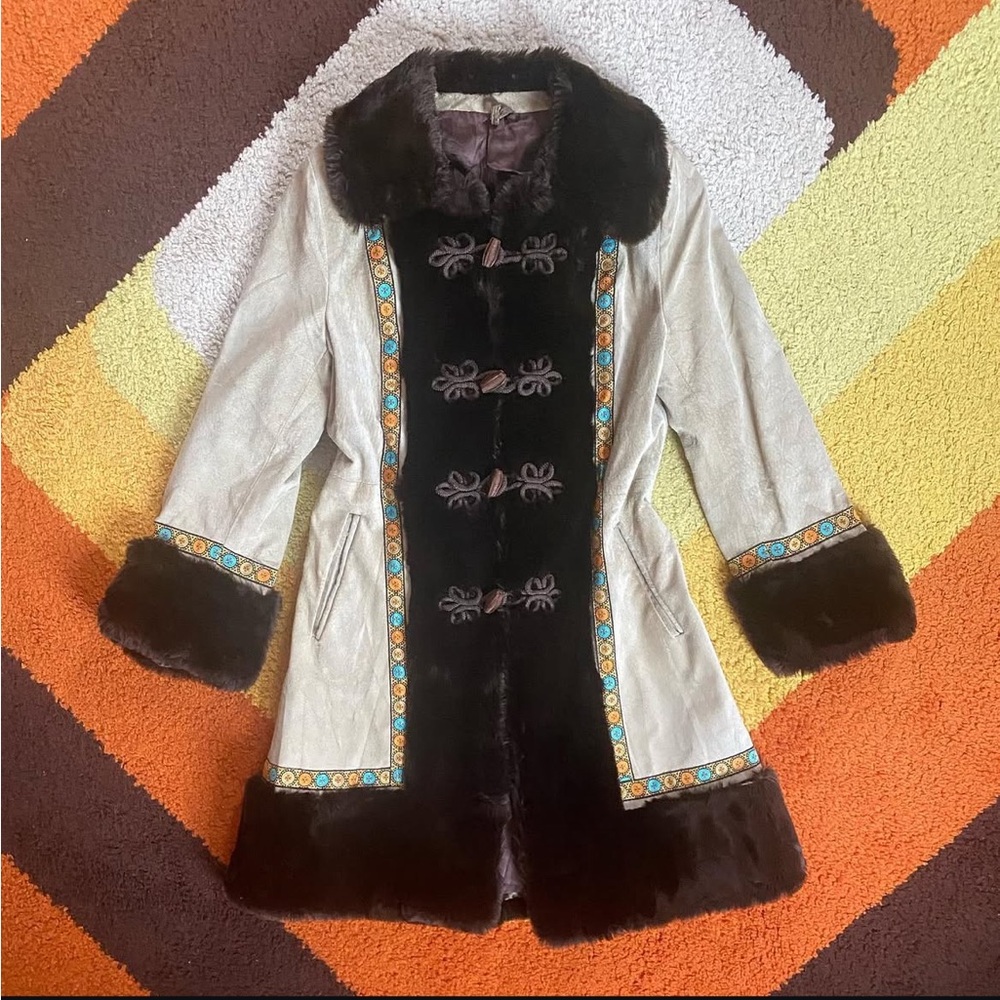 Lilli Ann designer 60’s suede coat